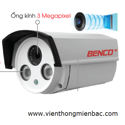 Camera hồng ngoại Benco BEN 3114AHD 1.0